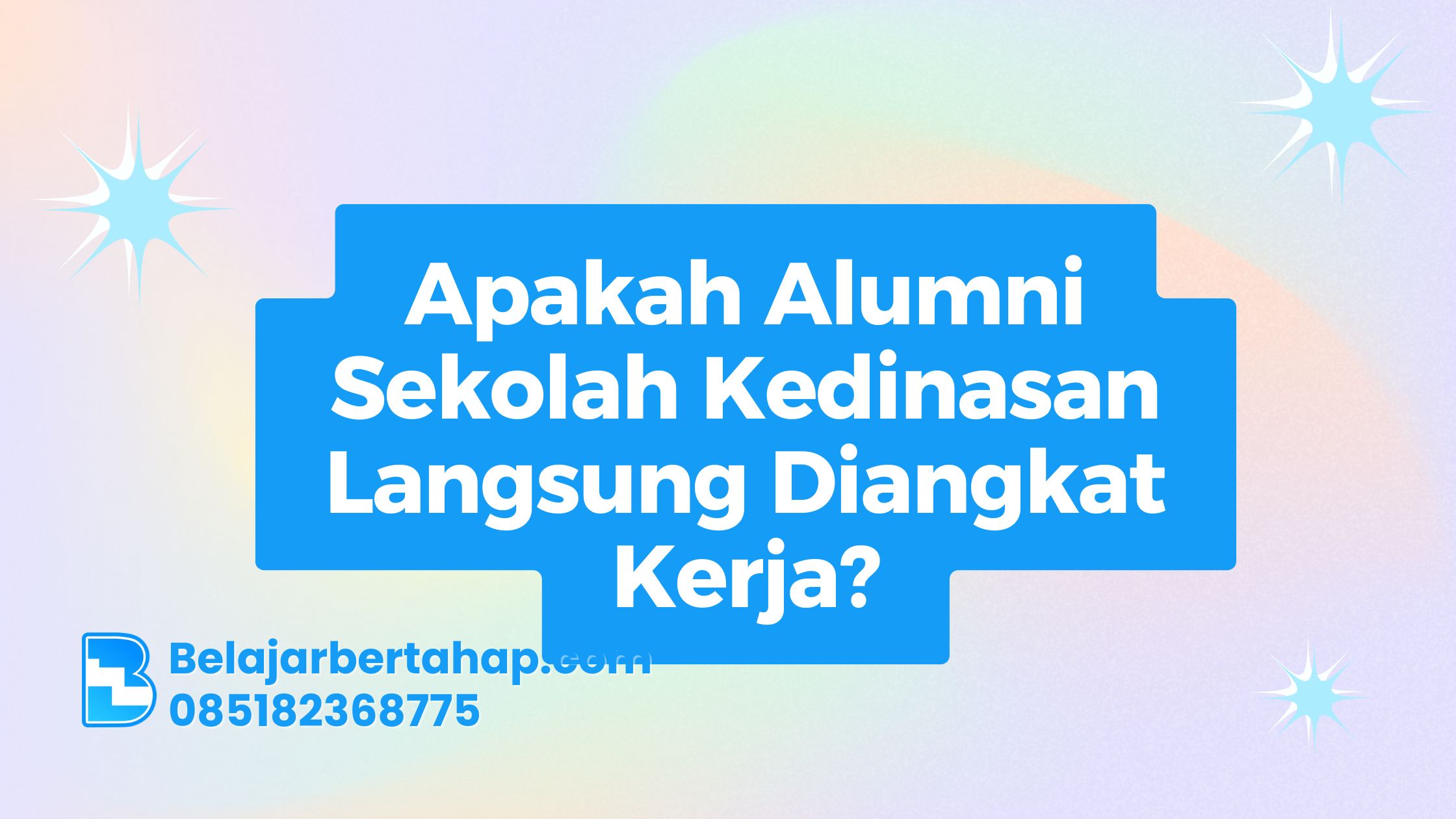 Apakah Alumni Sekolah Kedinasan Langsung Diangkat Kerja?