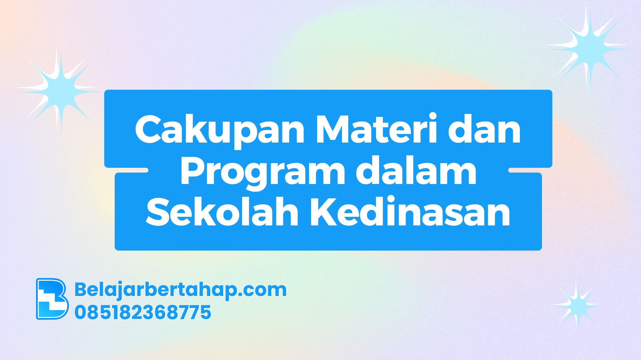 Cakupan Materi dan Program dalam Sekolah Kedinasan