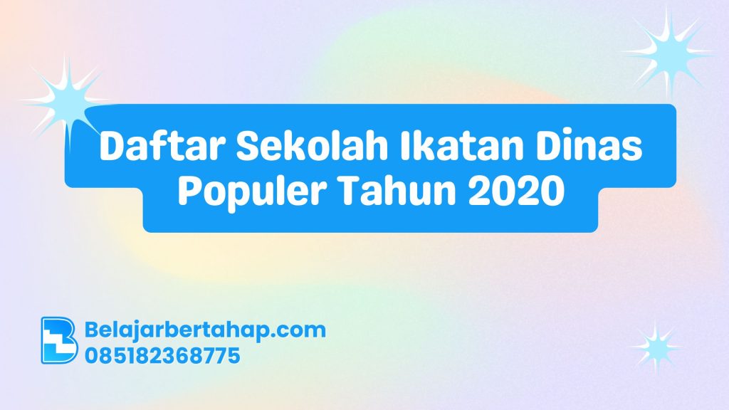 sekolah ikatan dinas, pendaftaran STAN 2020, sekolah kedinasan favorit, beasiswa kuliah 2020, karier PNS setelah SMA, Daftar Sekolah Ikatan Dinas Populer Tahun 2020