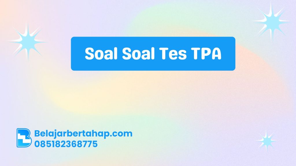 Contoh Soal Soal Tes TPA