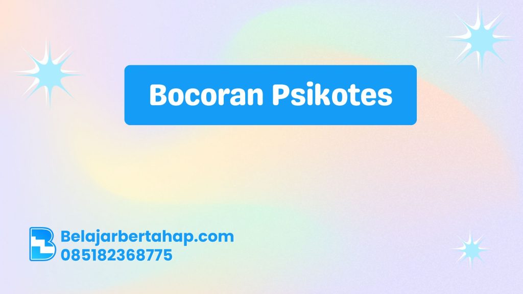 Bocoran Psikotes yang Sering Muncul