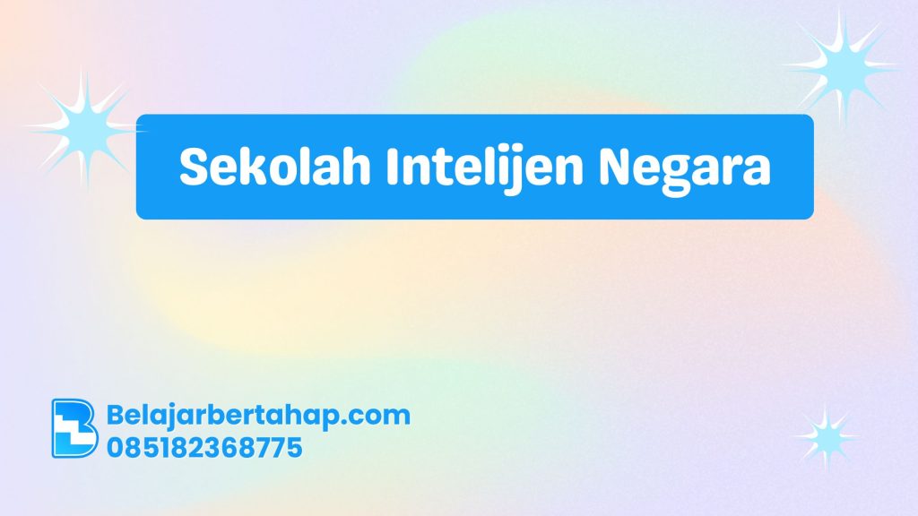 Sekolah Intelijen Negara: Jalan Menuju Profesi Pengawal Keamanan Nasional